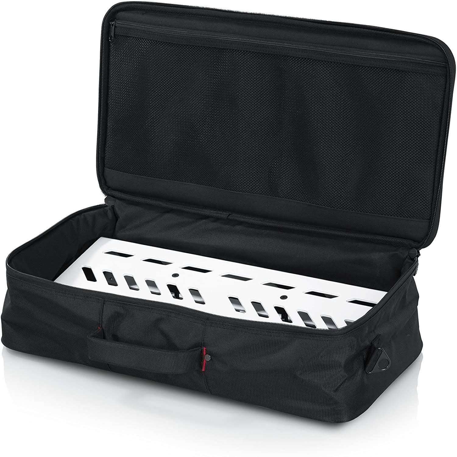 Aluminum Pedal Board with Carry Bag, White, Large Y5015
