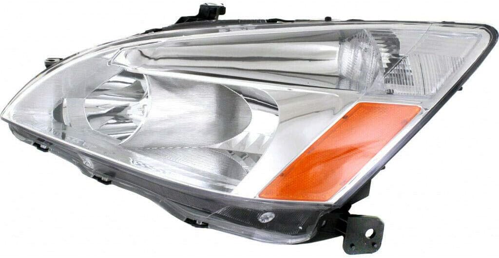 2003-2007 Honda Accord Headlight Assembly Driver Side with Bulbs Y58747