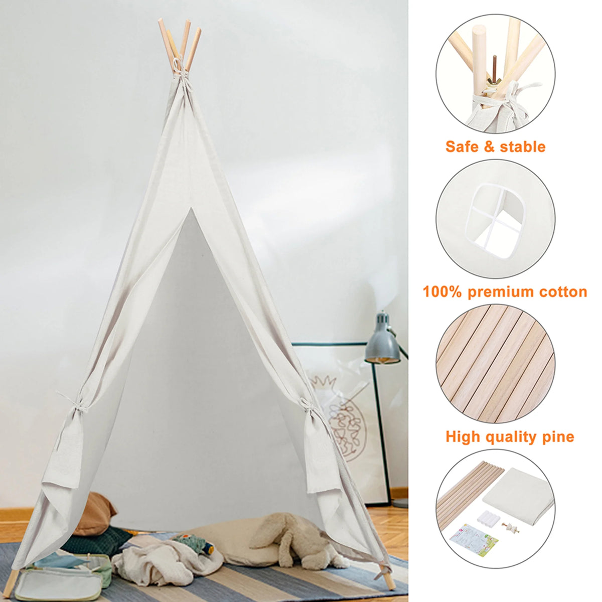 Foldable Play Tent for Kids X11947