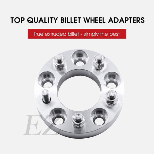 2 Billet Wheel Adapters 5x5 to 5x5 Thickness 1.5 Inch B139846