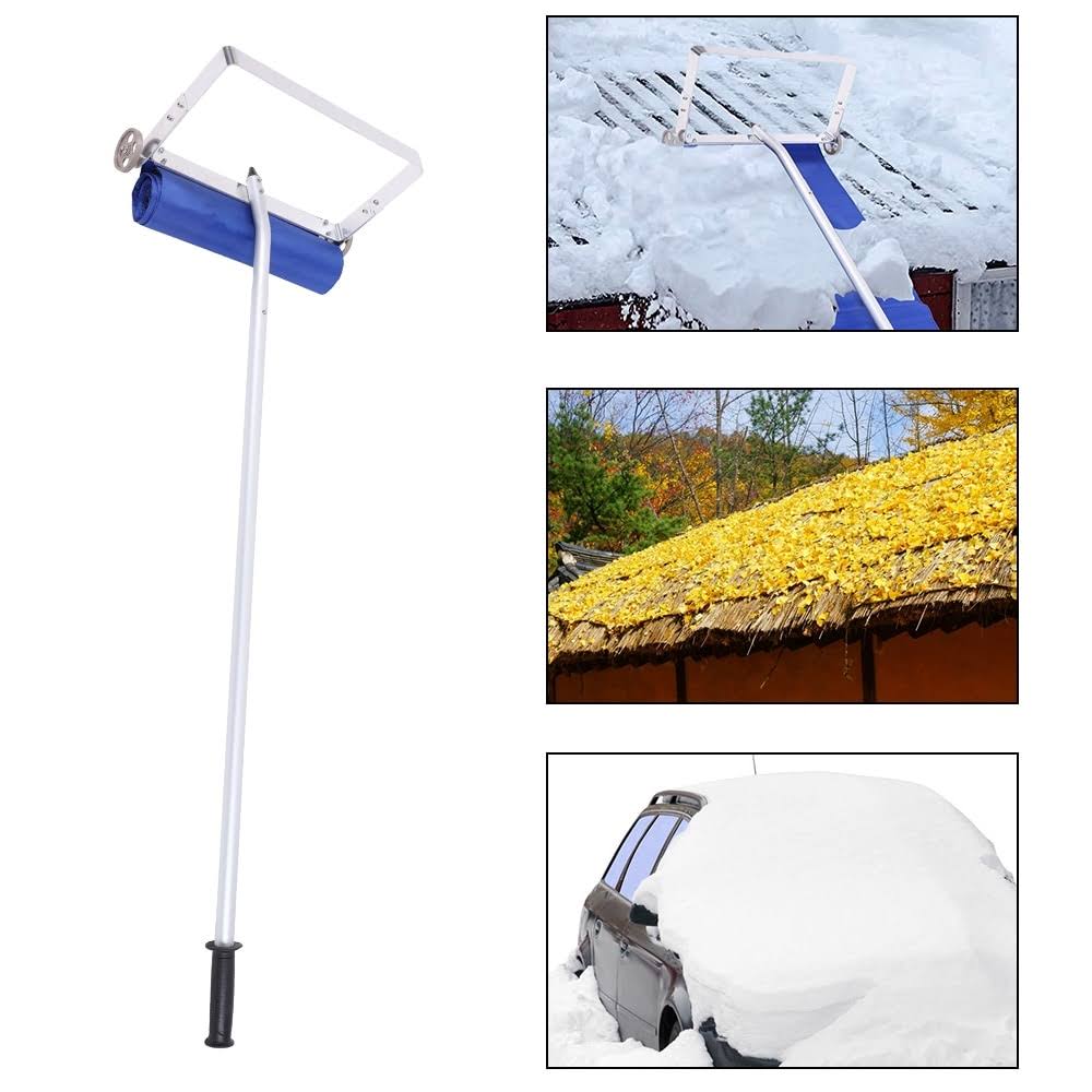 20 Feet Aluminum Frame Cloth Head Roof Snow Remover 1.2m 5 Sections N305042