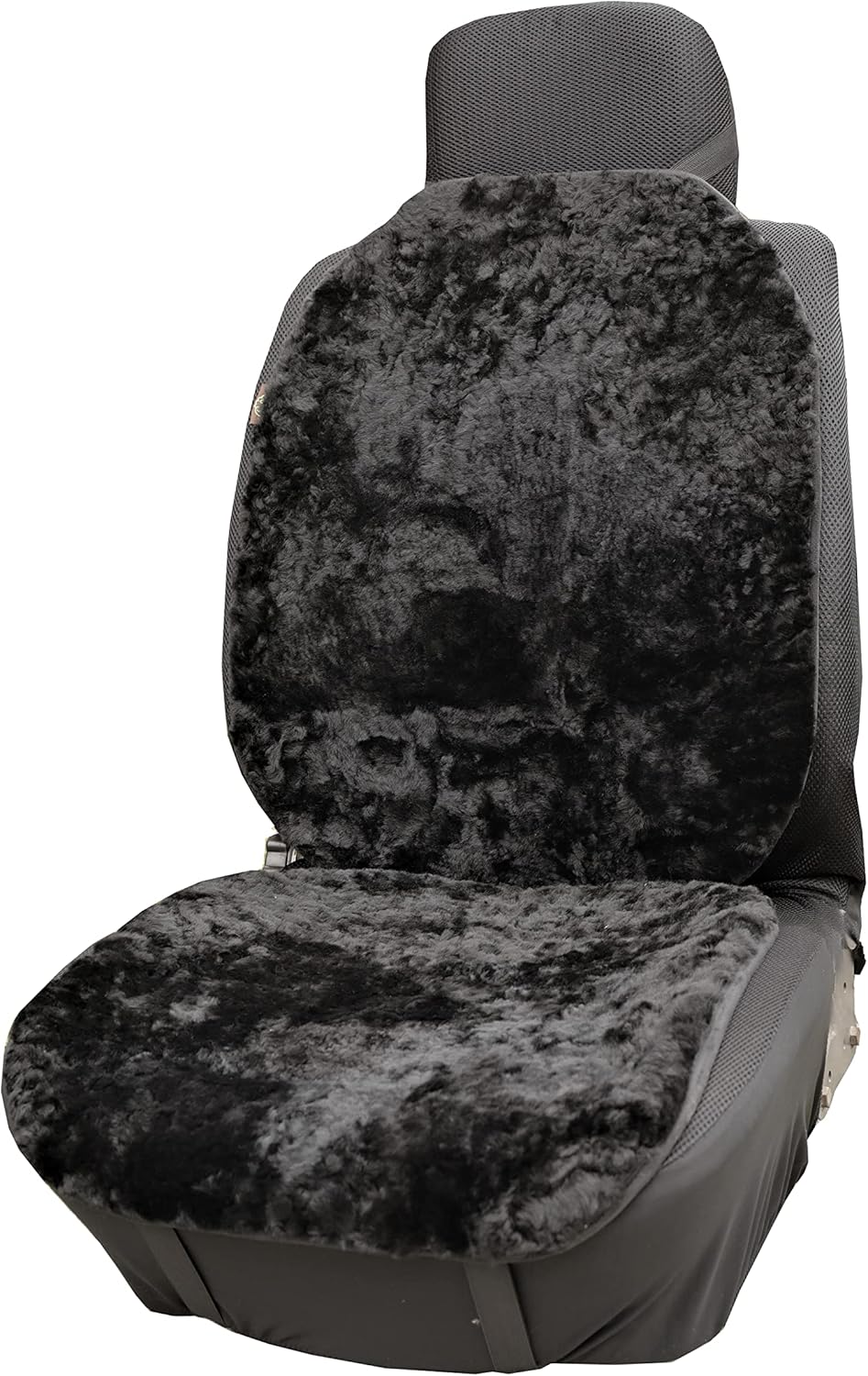 Gray Sheepskin Car Seat Covers (1 Pack) L304