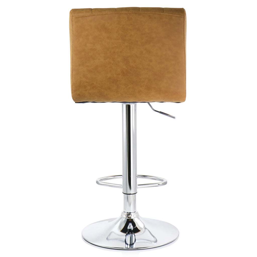 Camel Adjustable Height Swivel Bar Stool, Set of 2 D681