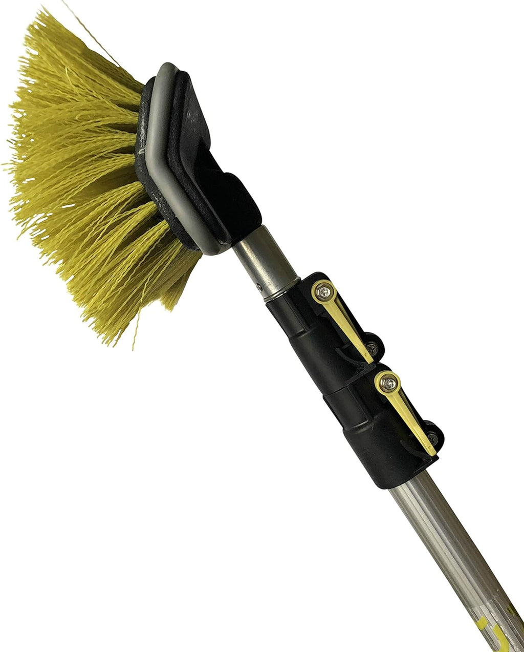 6-24 Foot Hard Bristle Brush Extension Pole with Telescopic Pole G26950