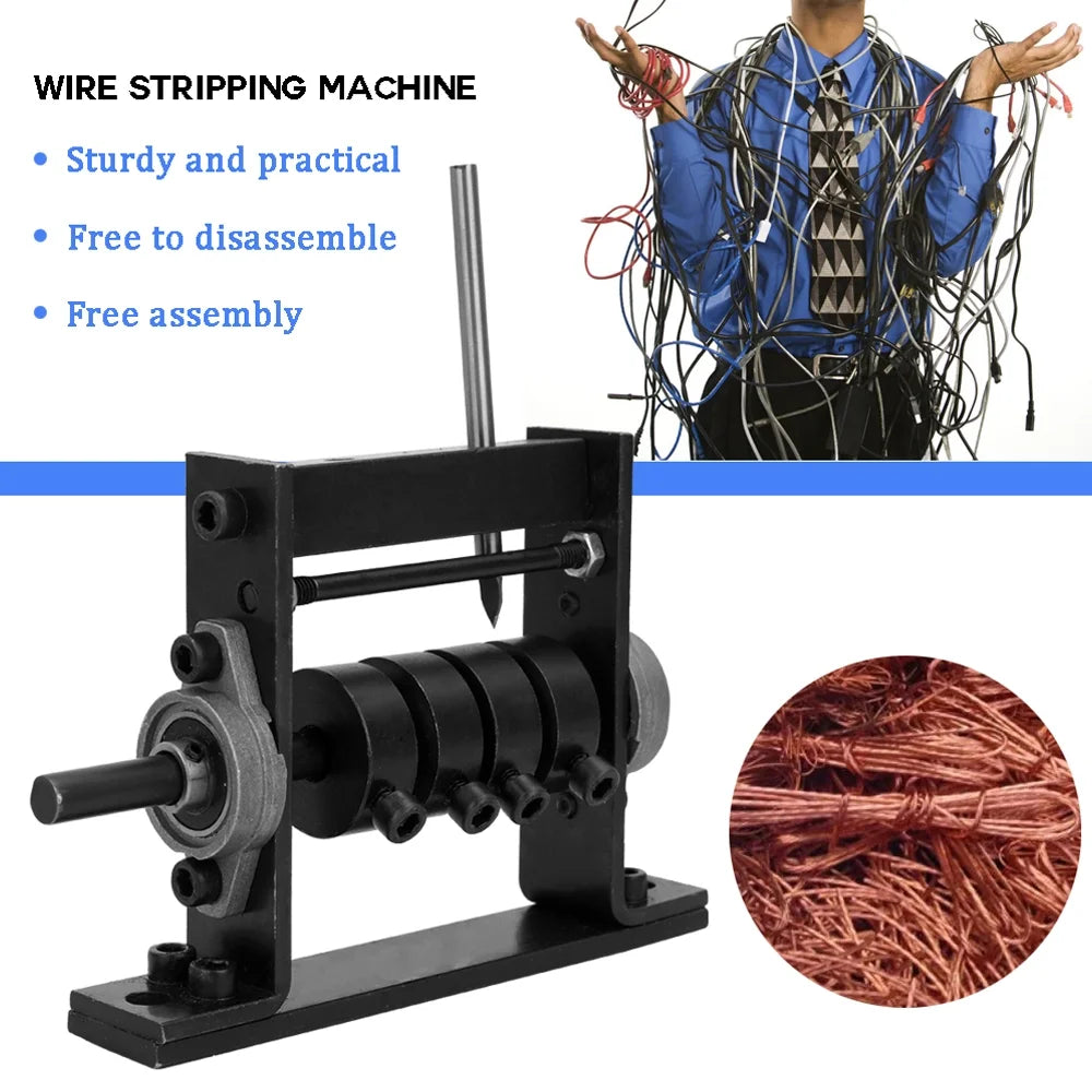Manual Portable Wire Stripping Machine for 1-30mm Hand Tool T124