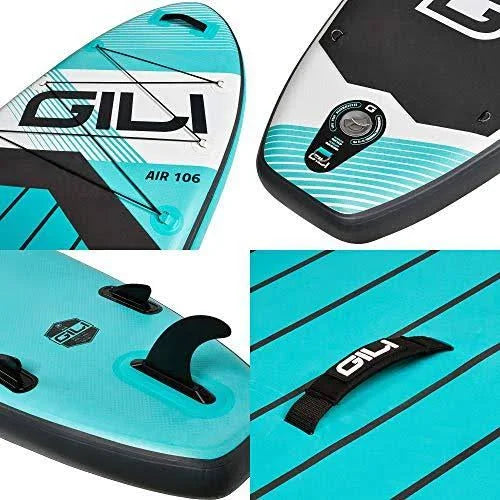 Green Air Inflatable Stand Up Paddle Board Package E70964