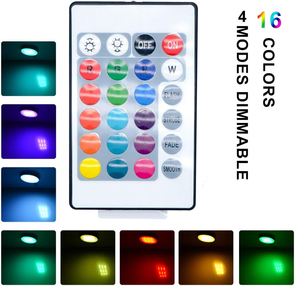 RGB Dimmable Under Cabinet Light Kit, Pack of 2 K33662