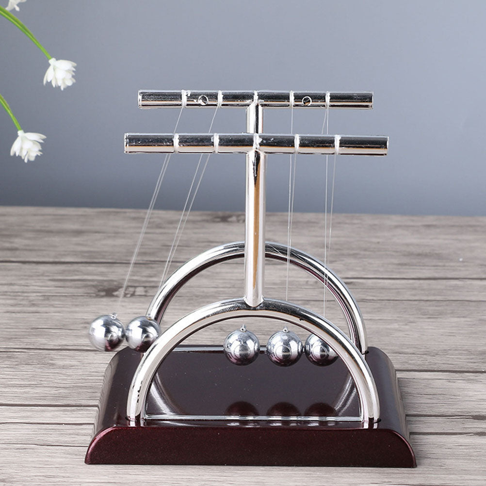2pcs Newtons Cradle Desktop Pendulum Science Motion Swing Desk Ornament A719728