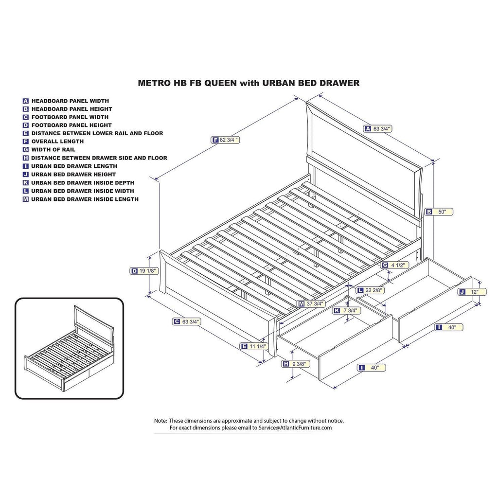 Caramel Queen Bed with Foot Board and 2 Drawers V503309
