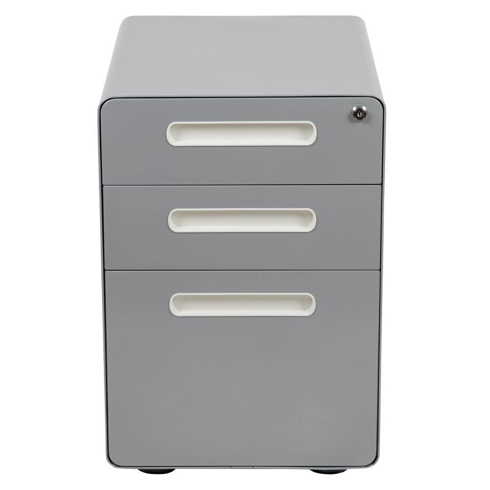 Gray Filing Cabinet J910054