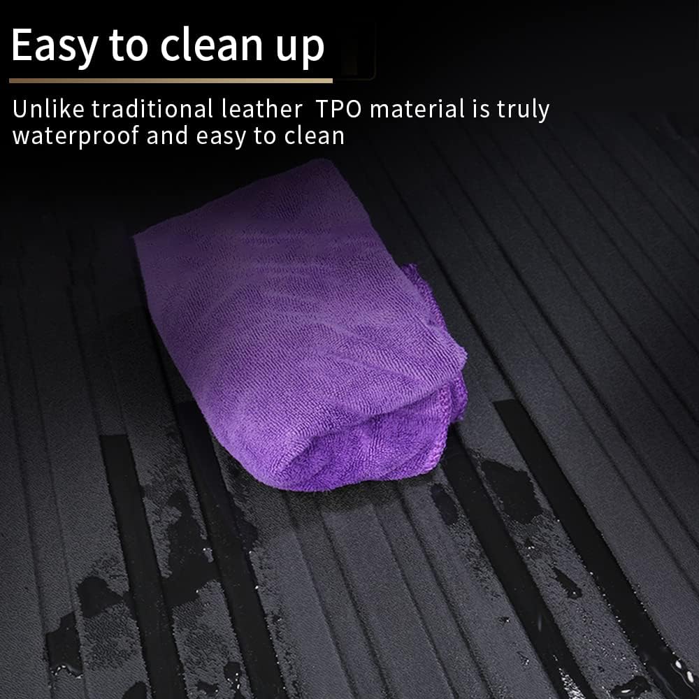 Black All Weather Cargo Trunk Liner Floor Mat Z9694