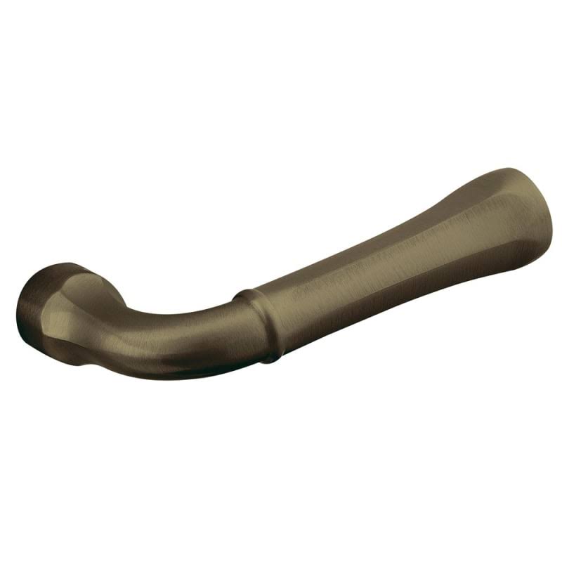 Satin Brass and Black Pair of Levers J71067