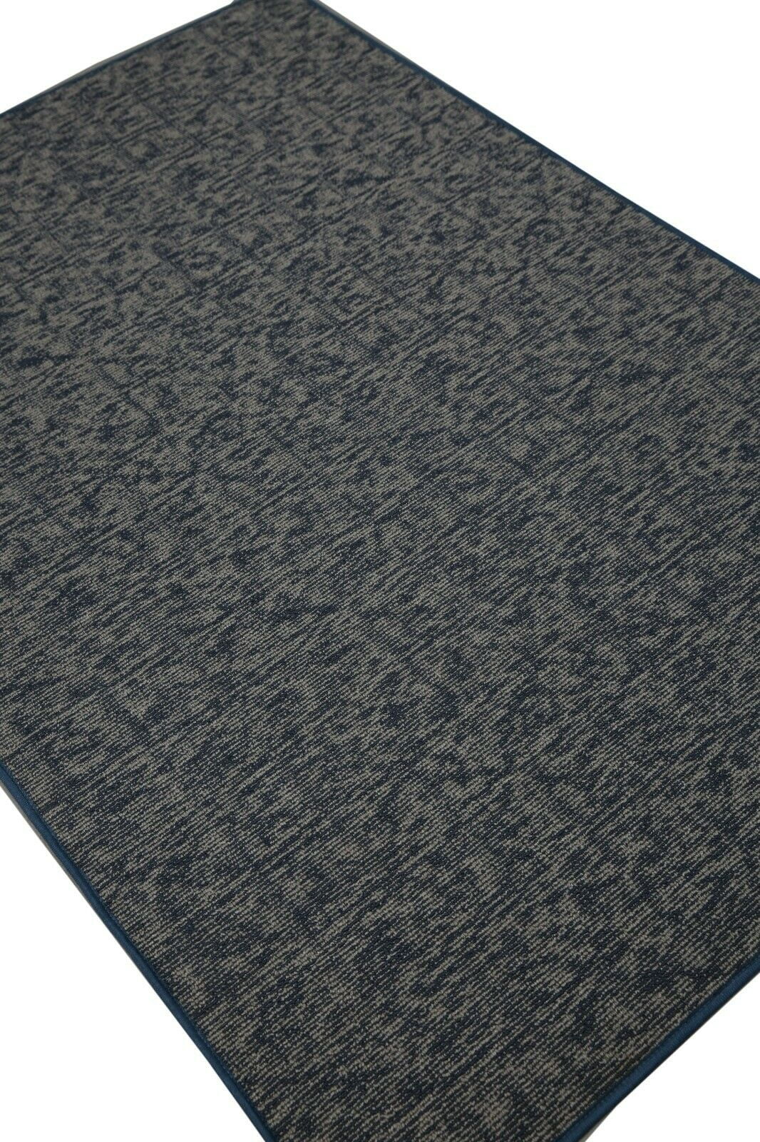 Navy Hexagon Rug R20573