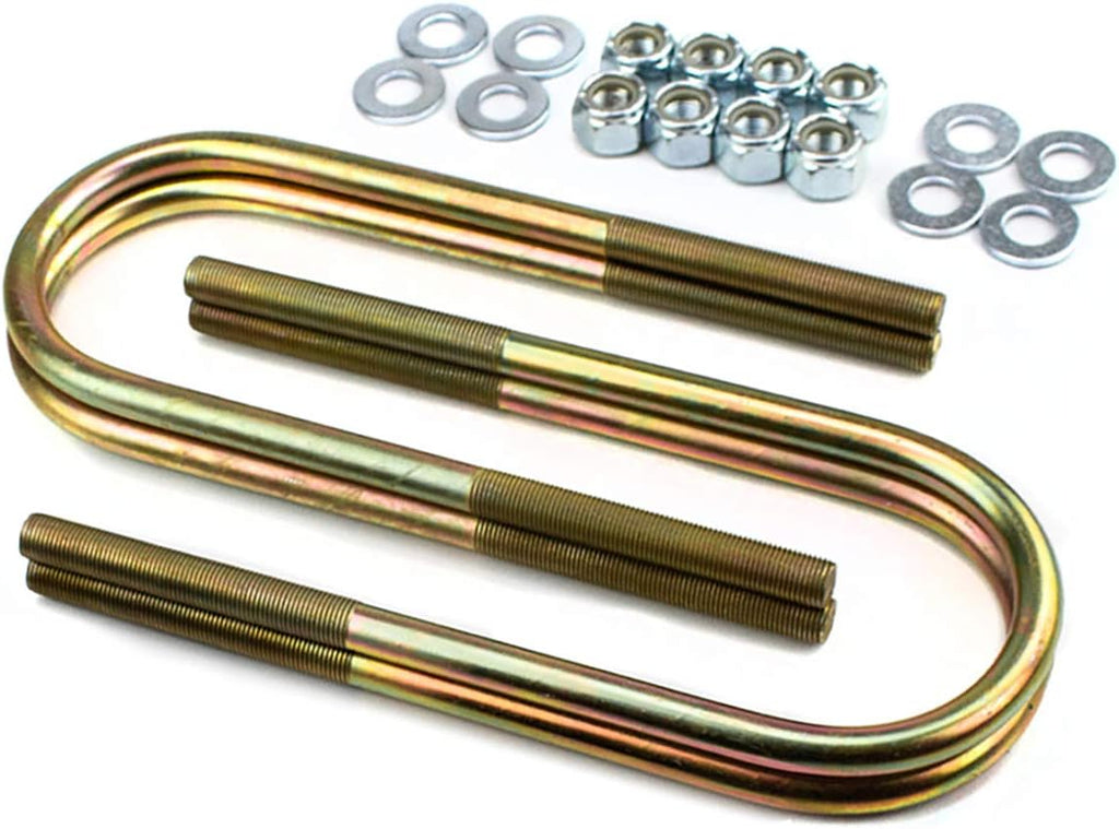 2 Rear Lift Kit For 2002-2008 Dodge Ram 1500 4X4 with Cast Steel Blocks and U-bolts J4599