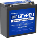 12V 24Ah LiFePO4 Lithium Iron Phosphate Battery with BMS Protection J8178