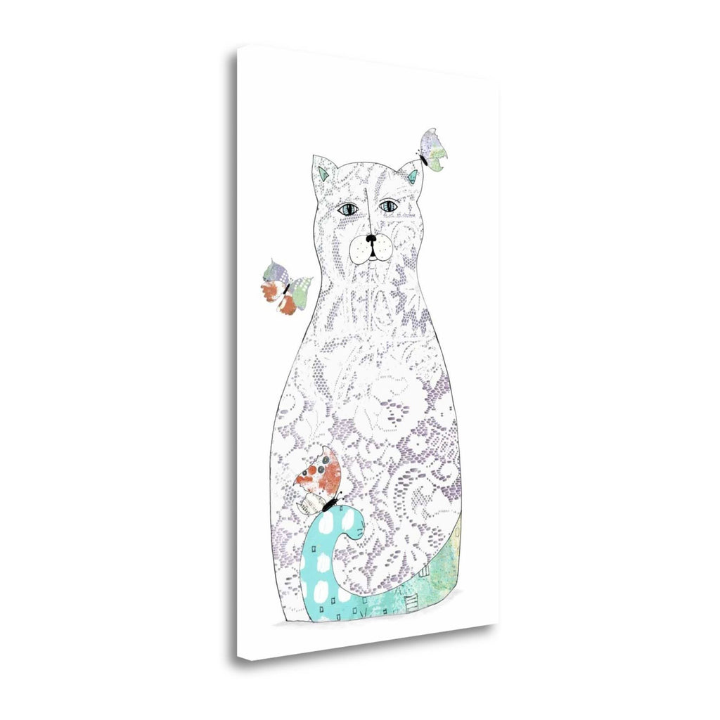 Lace Cat Giclee Print I5453
