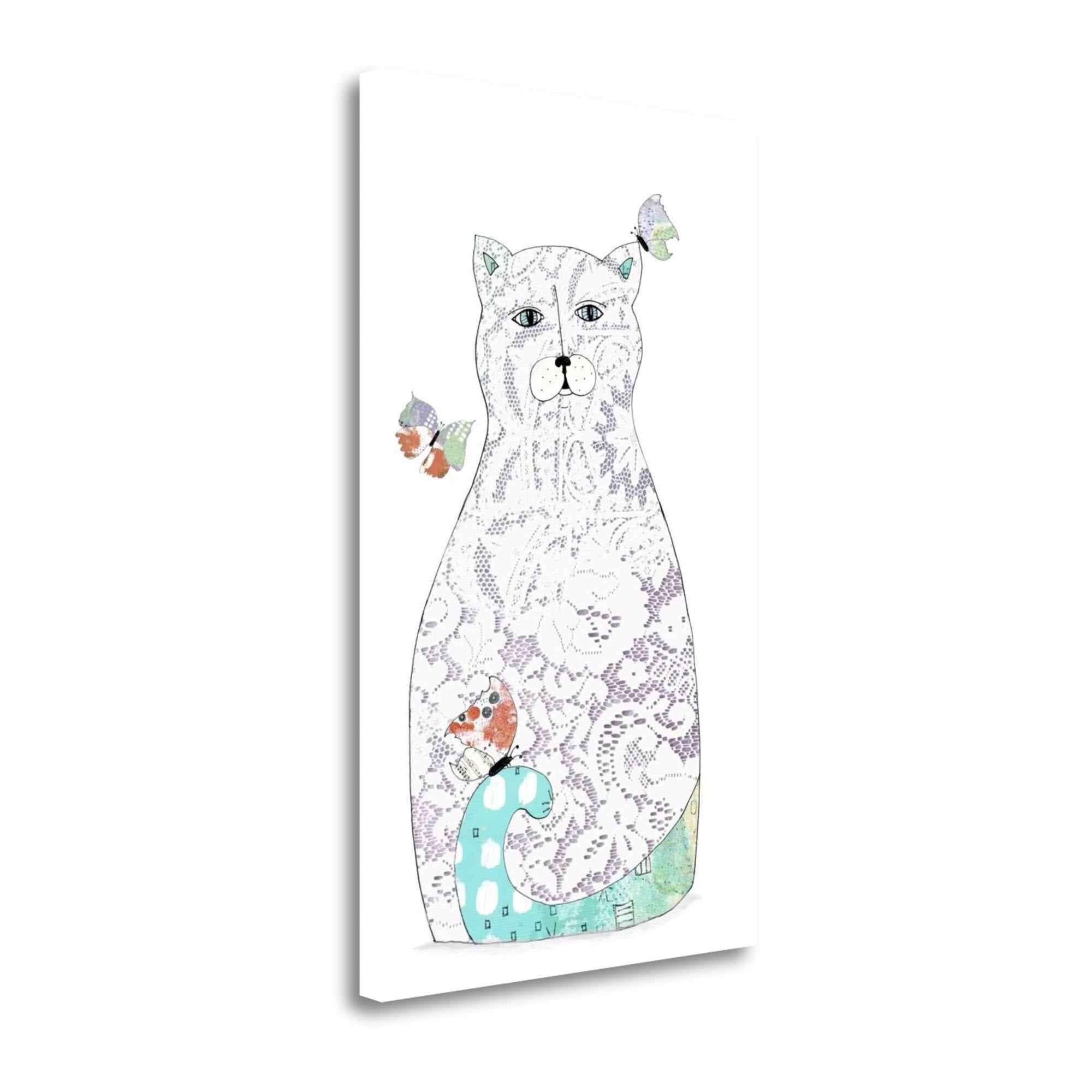 Lace Cat Giclee Print I5453