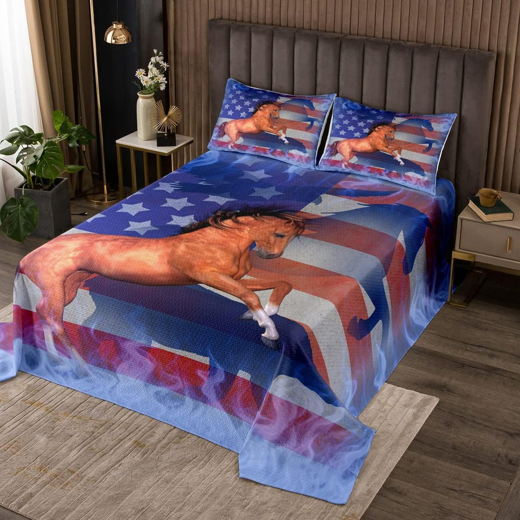 Twin Camo Quilted Bedspread T5304