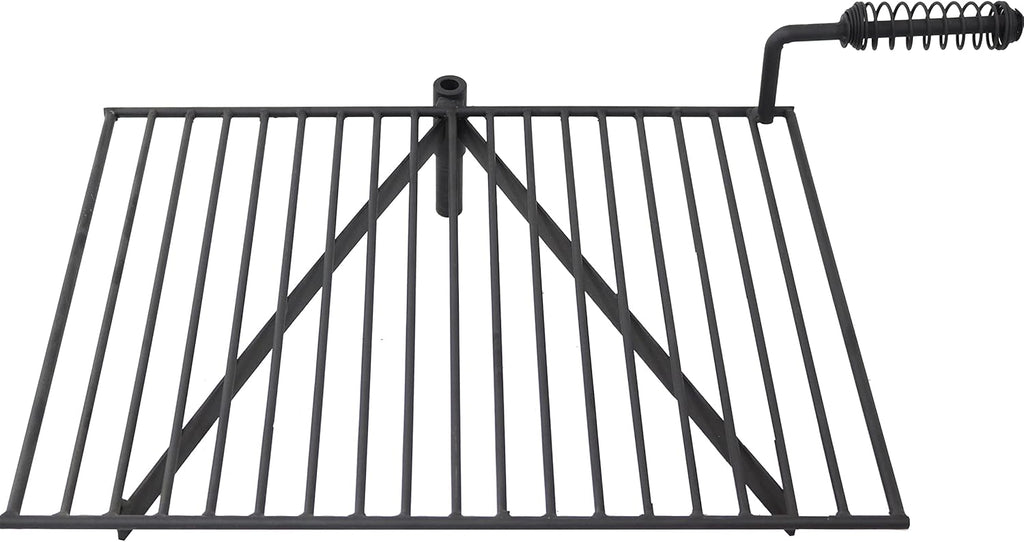 36 Inch Heavy Duty Steel Wood Burning Fire Pit with Cooking Grate and Fire Poker S8911