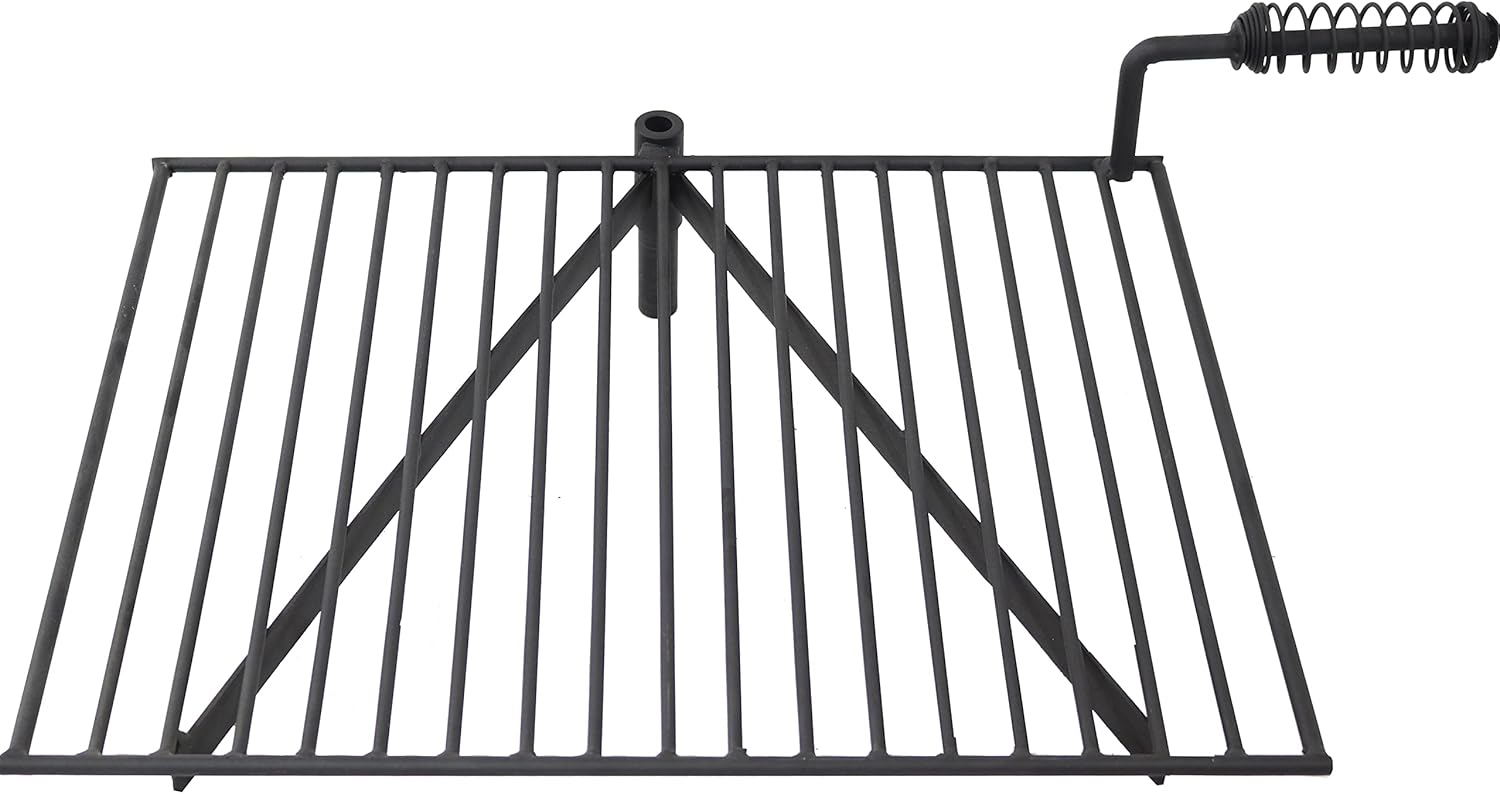 36 Inch Heavy Duty Steel Wood Burning Fire Pit with Cooking Grate and Fire Poker S8911