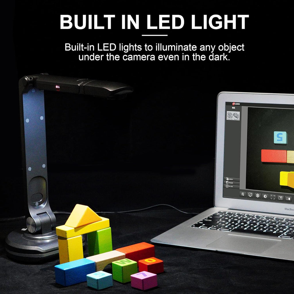 8MP HD USB Document Camera with Light T509
