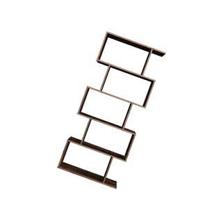 Rustic 5-Tier Wooden Bookcase A762
