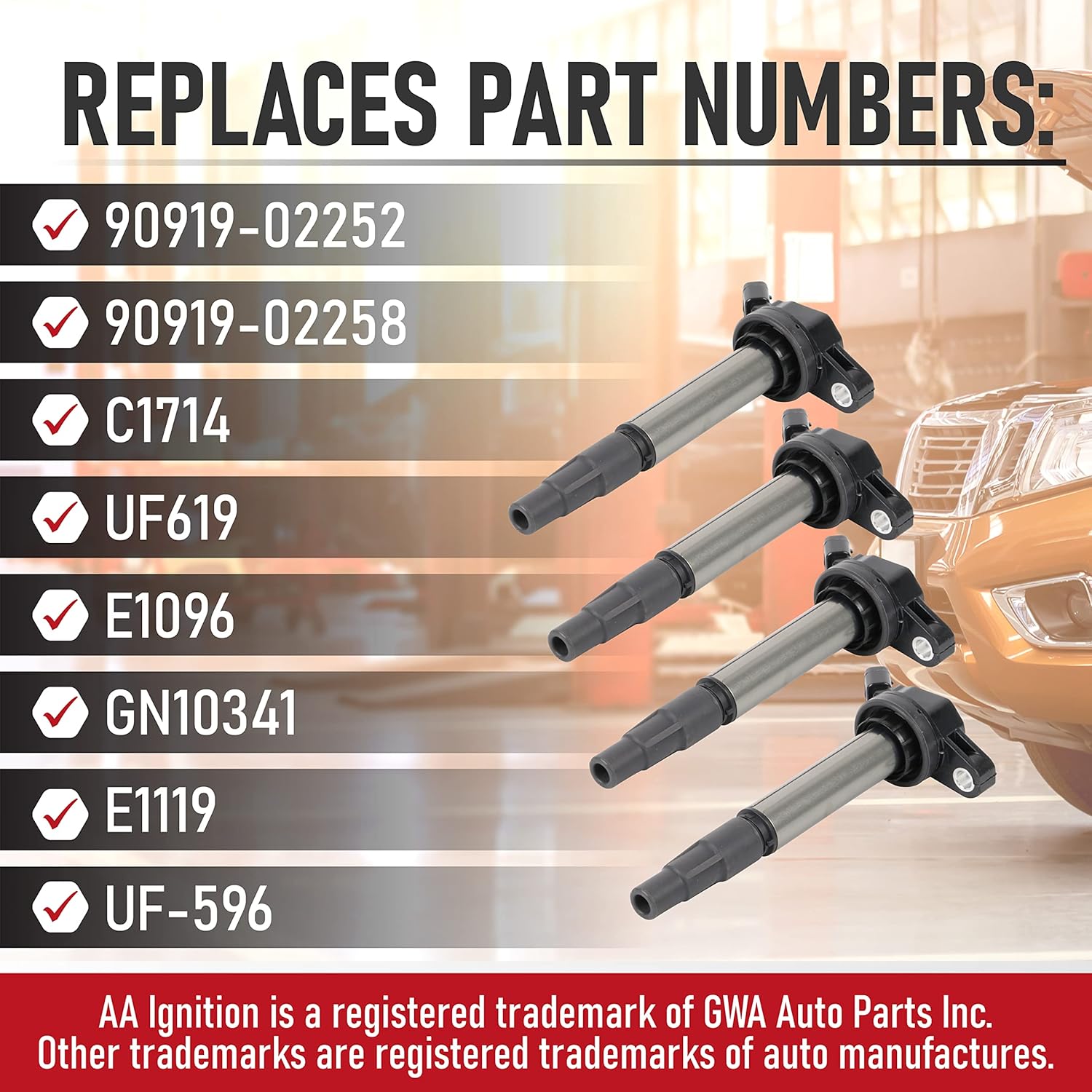 Ignition Coil Pack Set of 4 E285484