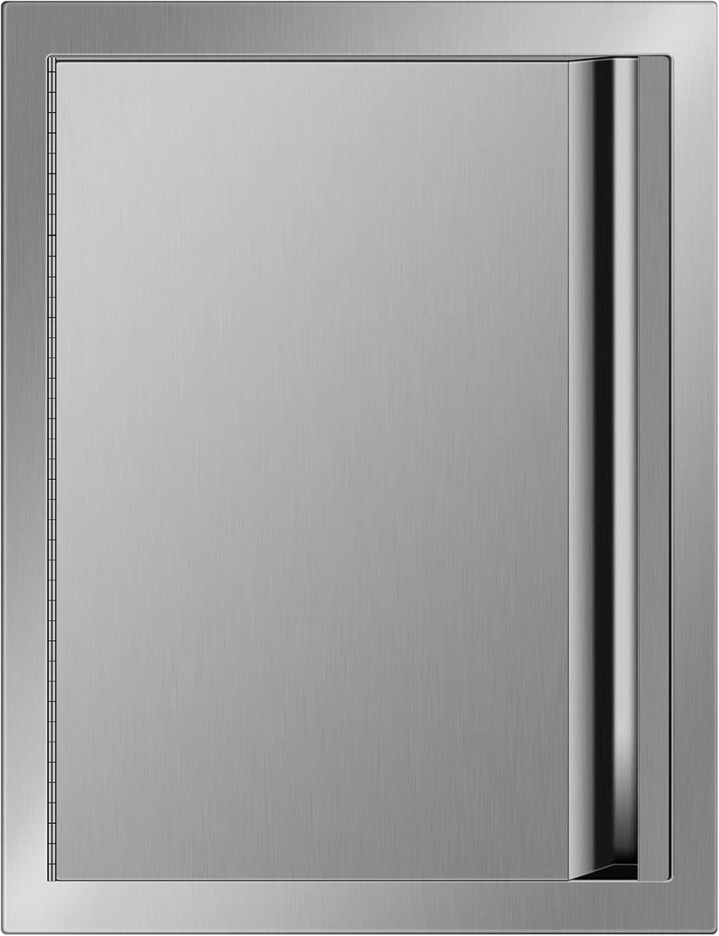 Stainless Steel Double BBQ Door with Recessed Handle M935