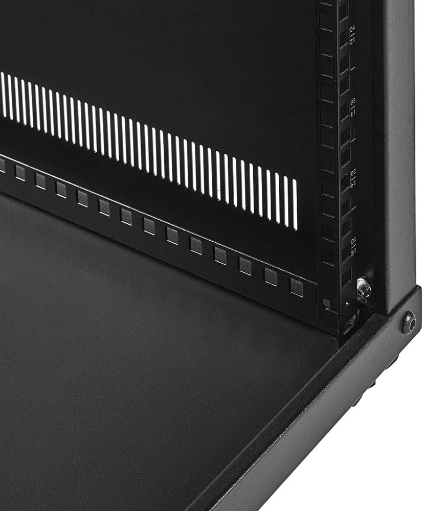 9U Portable Rolling Network Rack with Adjustable Depth P7579