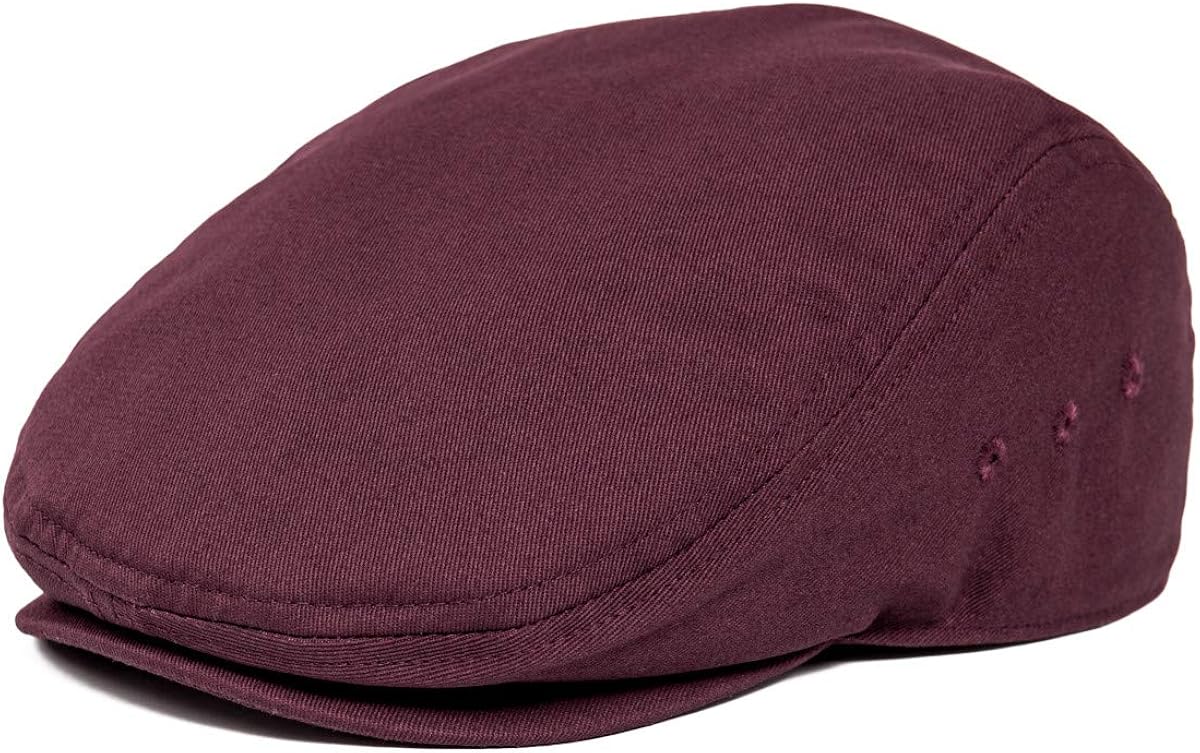 Cotton Twill Newsboy Flat Cap V2125