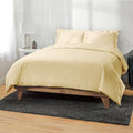 Gold Egyptian Cotton Duvet Cover Set L789154