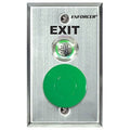 Green Mushroom-Cap Button Plate U6431