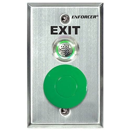 Green Mushroom-Cap Button Plate U6431