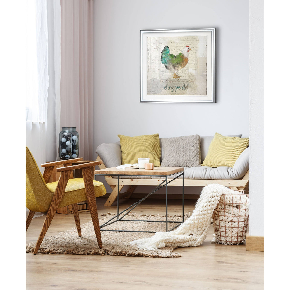 Framed Giclee Print 38 x 38 C176