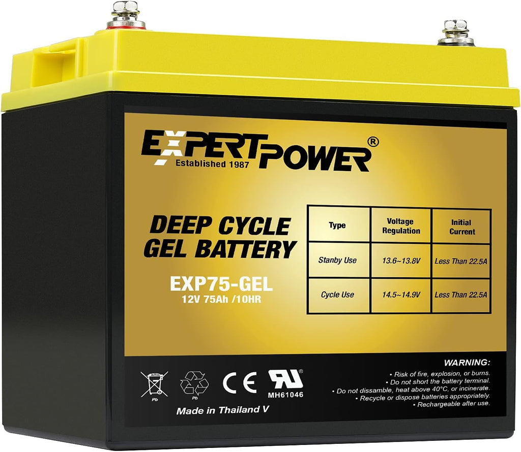 12V 75AH Gel Deep Cycle Battery Z2333