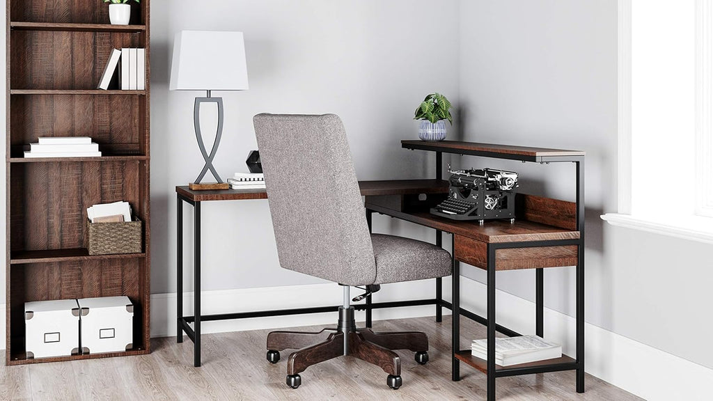 Warm Brown 4 Shelf Bookcase Y71639