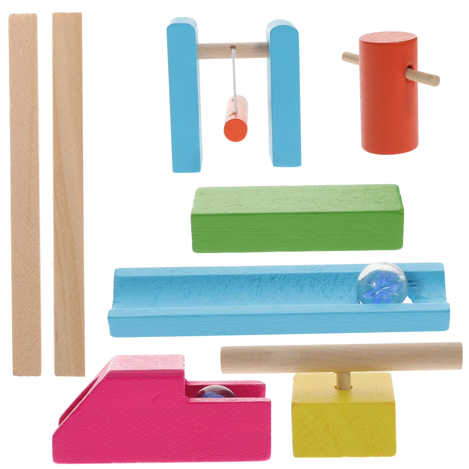 Wooden Dominoes Blocks Building Toy Educational Toys I135663