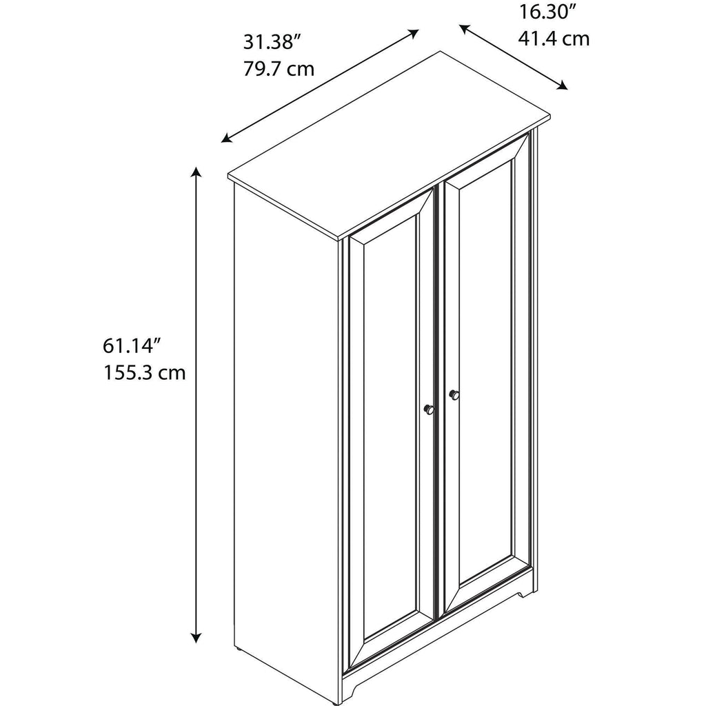 Espresso Oak Storage Cabinet M4107