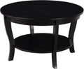 Dark Gray Round Coffee Table S89236