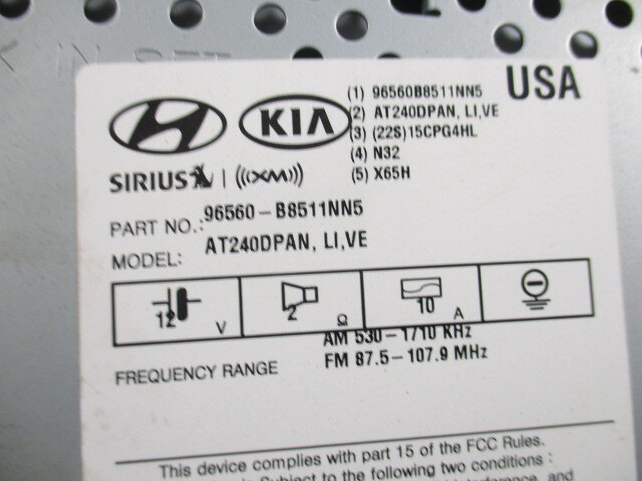 Pre-Owned Hyundai Santa Fe CD Navigation Radio Receiver M146