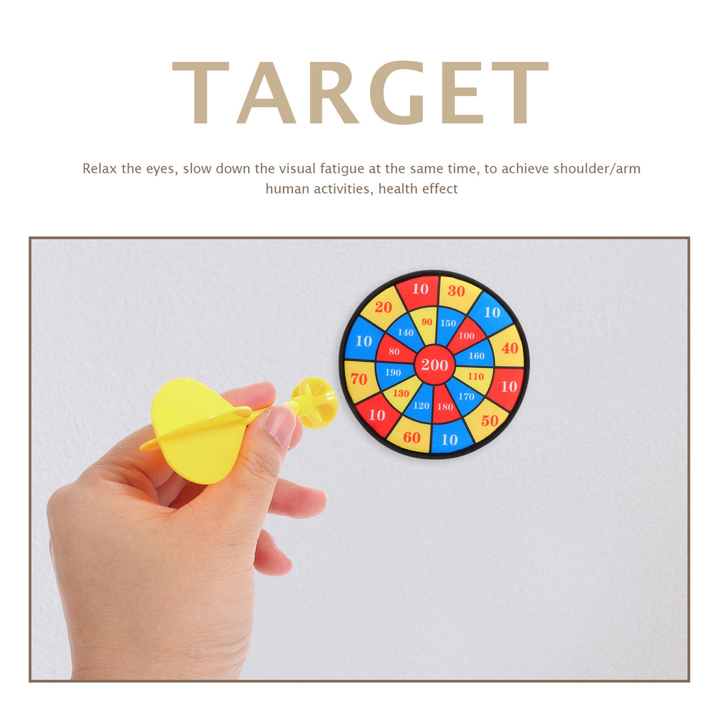 13Pcs Kids Sticky Balls Darts Board Toys T67063