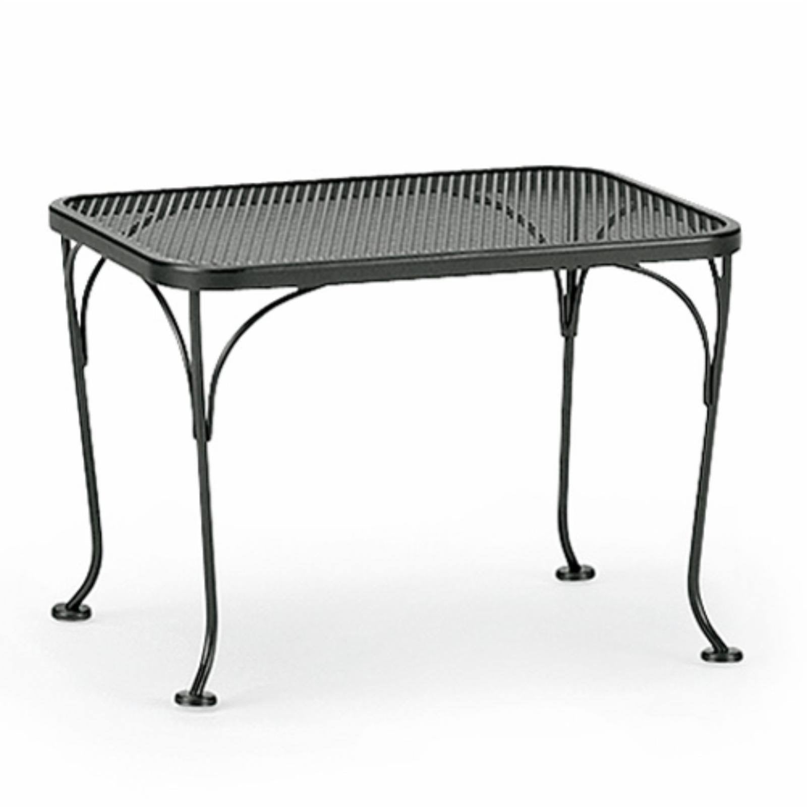 Wrought Iron Patio End Table X18053
