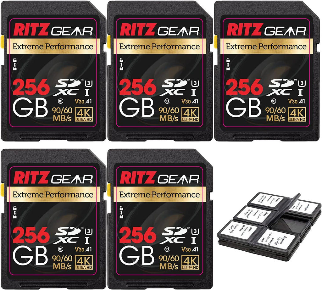 64GB UHS-I SDXC Memory Card 3 Units + Holder Pack of 2 G61447