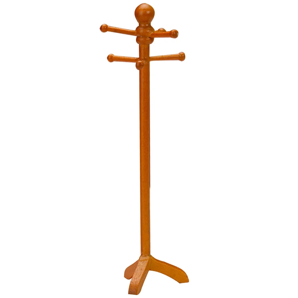 Wood Set of 5 Dollhouse Mini Rack A6948