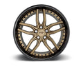 Bronze w/ Gloss Black Lip 1-Piece Cast Wheel 20x9 5x114.3 35mm Y124499