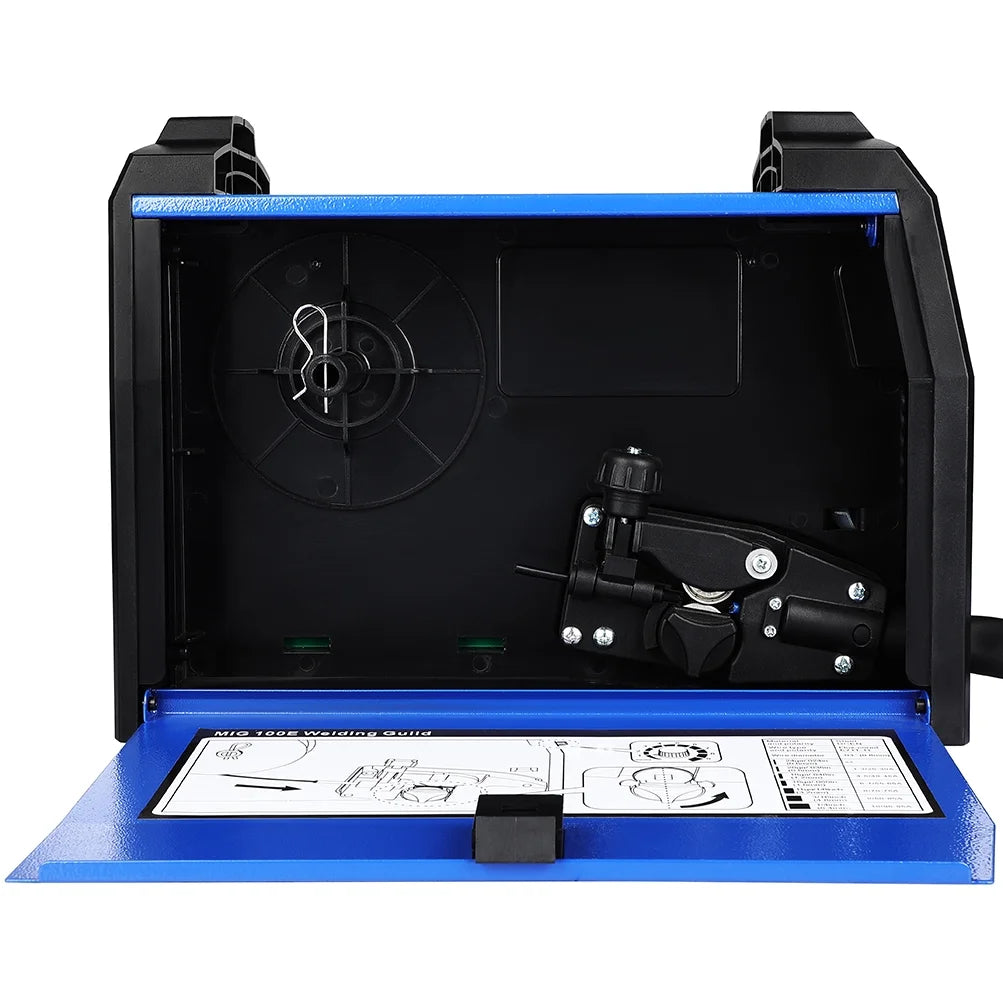 MIG Welder Machine, 110V/120V, 30-90Amp, Gasless Core Wire, Adjustable Speed Control C339760