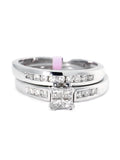 10K White Gold Diamond Engagement Ring V92344