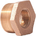Brass Lead Free Hex Bushing NPT Male x Female Pkg Qty 25 Q964676