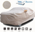 Full Size Truck Car Cover Waterproof Windproof with Straps Buckles Antenna Patch Pack of 2 K598903