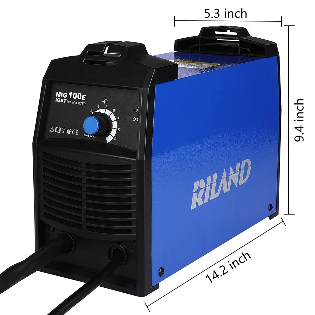 MIG Welder Machine, 110V/120V, 30-90Amp, Gasless Core Wire, Adjustable Speed Control C339760